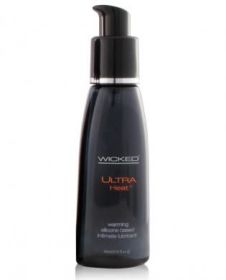 Wicked sensual care collection ultra heat silicone based lubricant - 2 oz fragrance free